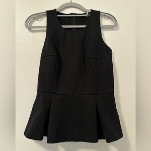 Armani exchange peplum shirt